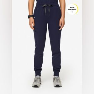 Figs High Waisted Zamora™ Jogger Scrub Pants - Navy XXS petite